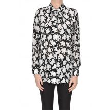Camicia in crepè floreale