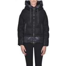 Piumino rivestito tweed