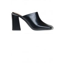 Angie leather mules