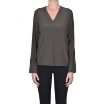 Blusa in crepè di seta