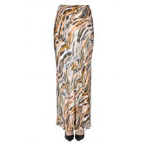 Gonna lunga in satin