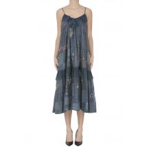 Abito sottoveste con ricami