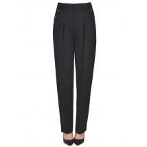 Pantaloni con occhielli in metallo