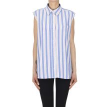 Camicia a righe senza maniche