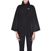 Wool cloth and bouclè coat