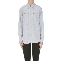 Giacca camicia in denim