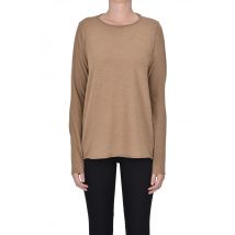 T-shirt stile felpa in lana