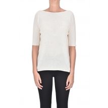 Short sleeves cashmere pullover