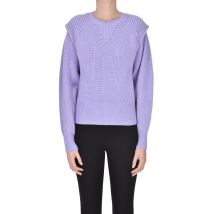 Pullover in maglia a costine