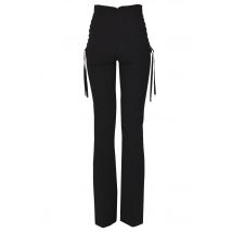 Pantaloni con lacci laterali