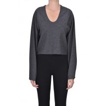 Top in panno svasato