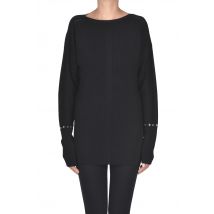 Ribbed knit pullover