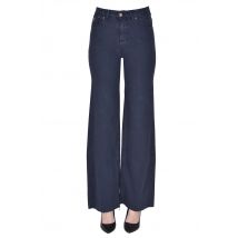 Flared wide leg jeans