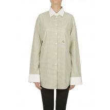 Camicia oversize stampa micro check