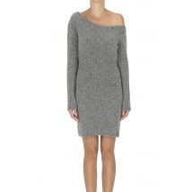 Ribbed knit mini dress