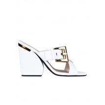 Rock leather mules