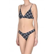 Bikini a triangolo stampa logo
