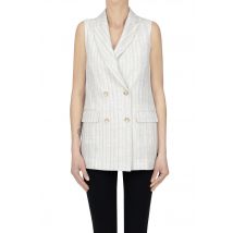 Gilet doppiopetto gessato