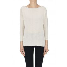 Linen and cotton pullover