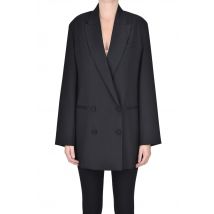 Oversized wool-blend blazer