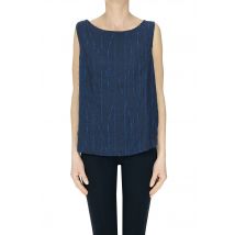 Embroidered linen top