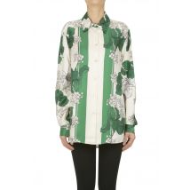 Camicia in seta floreale