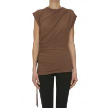 Top drappeggiato