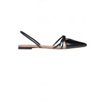 Ballerine slingback in pelle