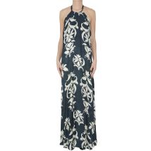 Abito sottoveste in satin jacquard