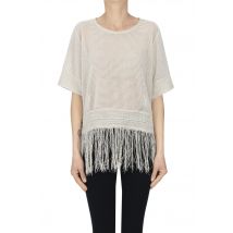 Pullover in maglia a rete