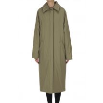 Padded trench coat