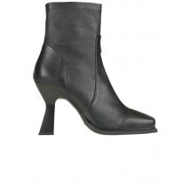 Leather sock ankle boots