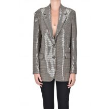 Blazer oversize con paillettes