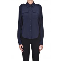 Camicia in crepè strutturato