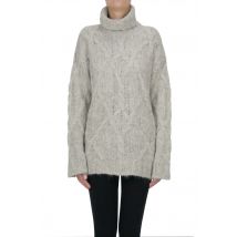 Pullover dolcevita in maglia pesante