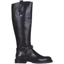 Leather riding boots