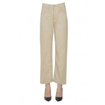Pantaloni 5 tasche in cotone
