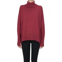 Pullover dolcevita in lana, seta e cashmere