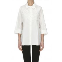 Camicia con inserto in pizzo