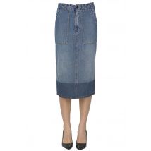 Gonna midi in denim
