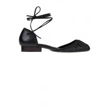 Ballerina in nappa drappeggiata