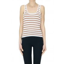 Tank top in maglia a righe