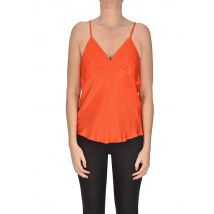 Jacquard satin lingerie top
