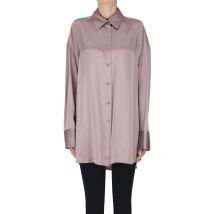 Maxi camicia in satin