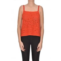 Top in maglia crochet