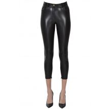 Eco-leather skinny trousers