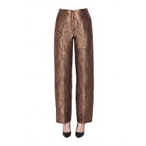 Pantaloni in tessuto jacquard