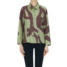 Camicia boxy stampata