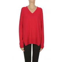 Pullover ampio in lana vergine