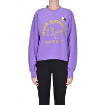 Felpa cropped ampia